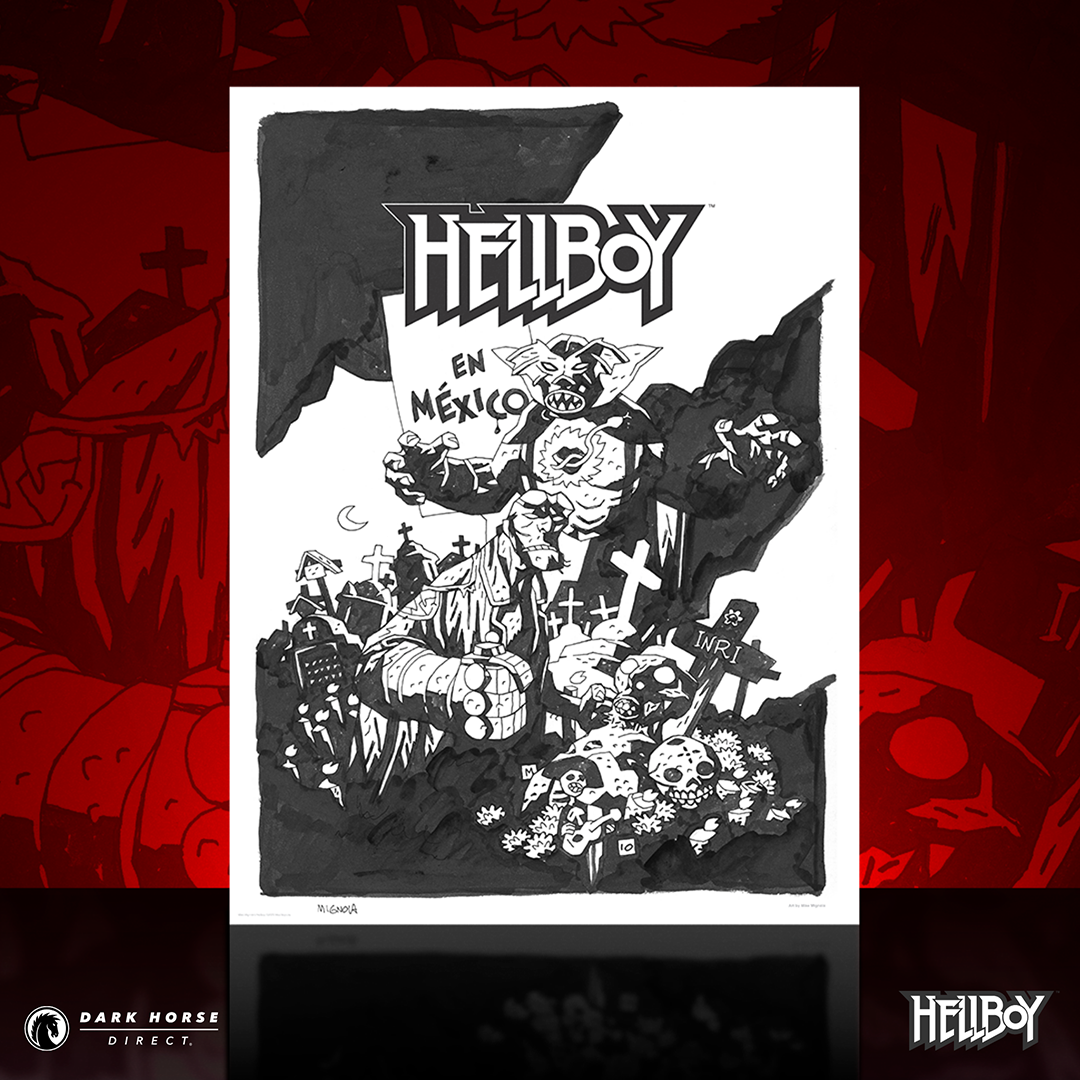 Hellboy in Mexico 15th Anniversary Screenprints