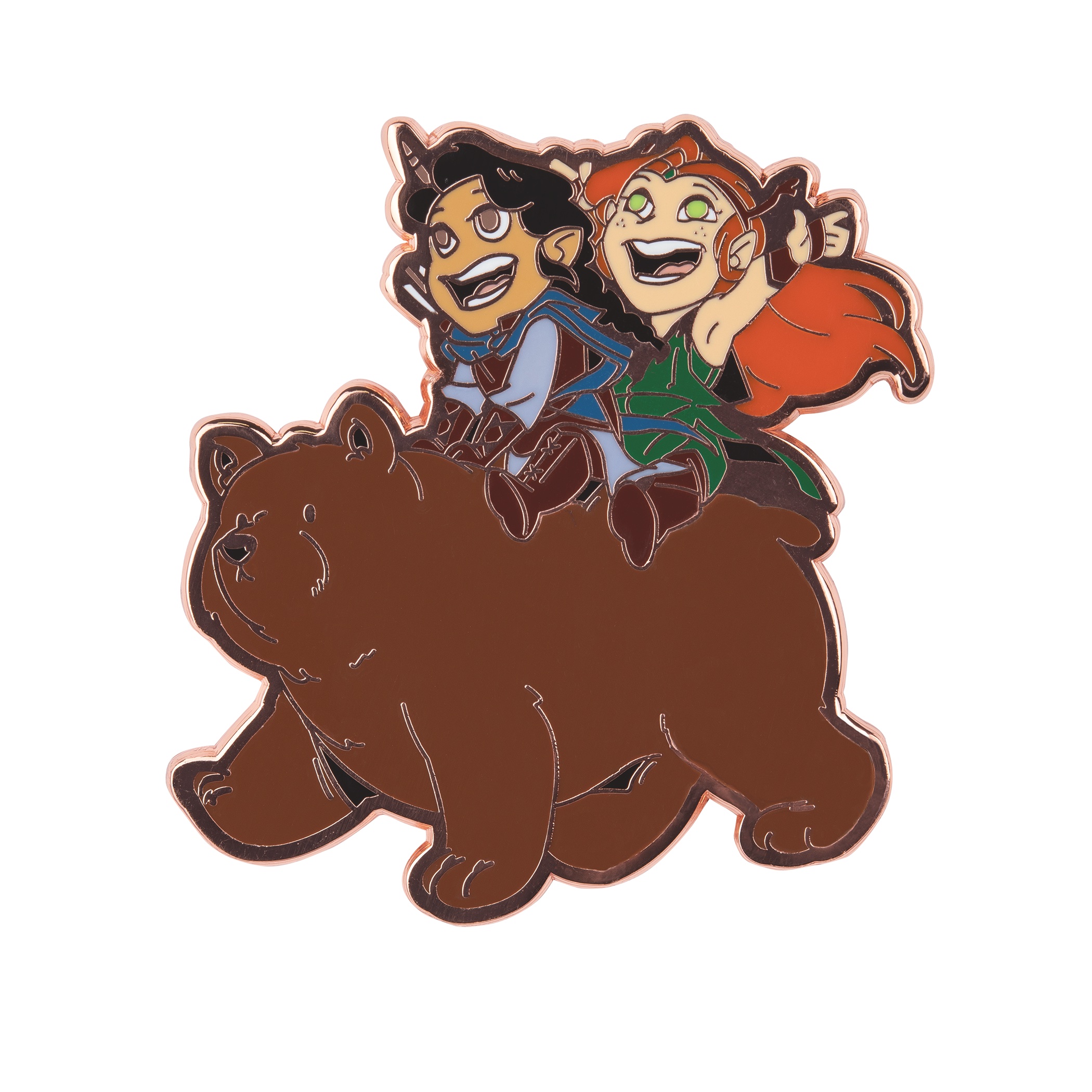 Vex and Keyleth on Trinket Enamel Pin