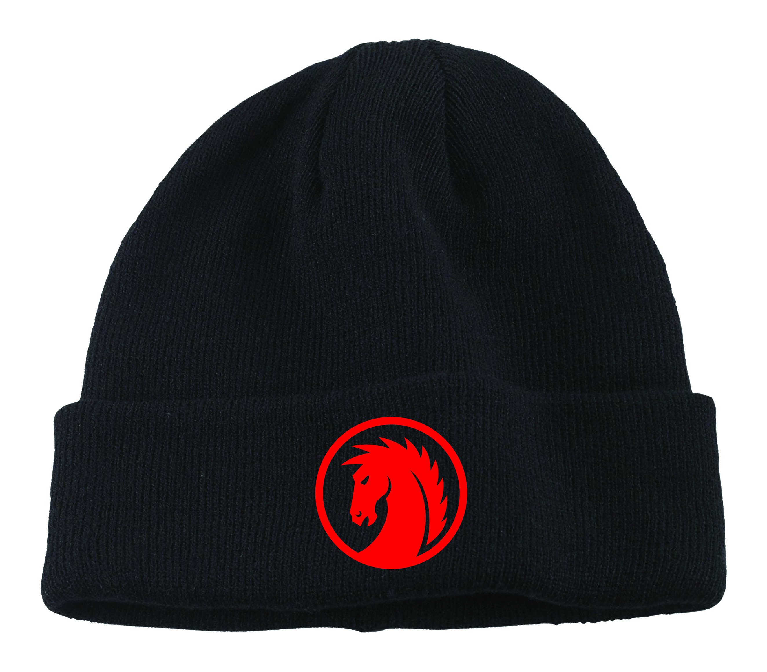 Dark Horse Red Logo Beanie Cap